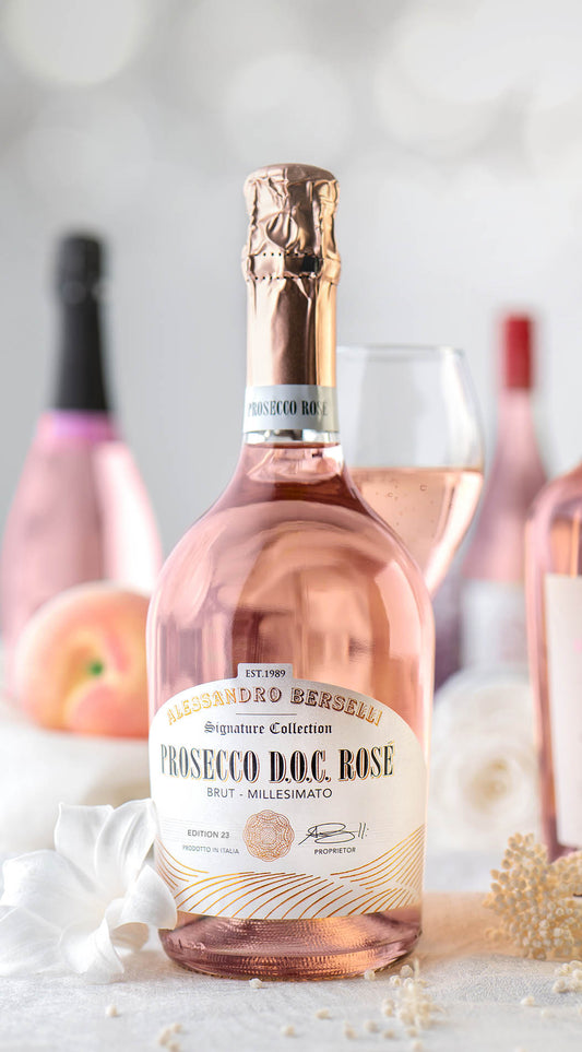 Prosecco D.O.C. Rosé Brut Millesimato 2022 - Organic & Vegan